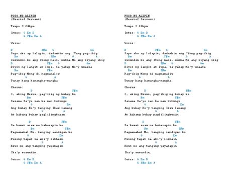 PUSO NG ALIPIN CHORDS by Vangie Nievas @ Ultimate .